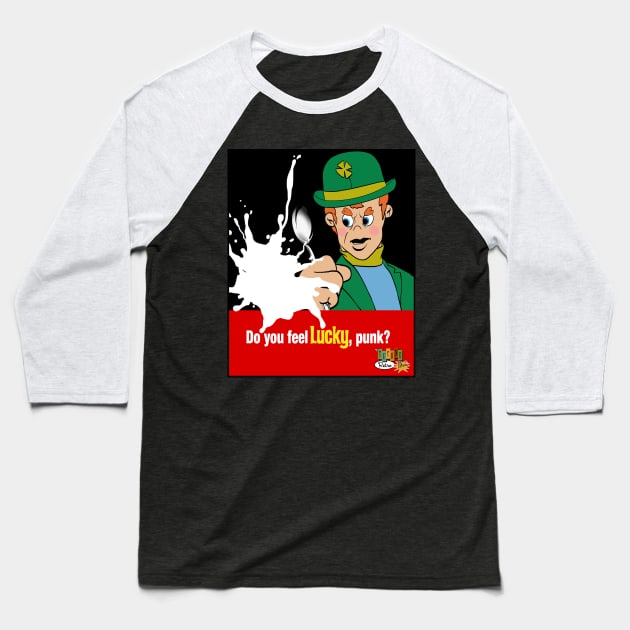 Do You Feel Lucky? TechnoRetro Dads Baseball T-Shirt by TechnoRetroDads